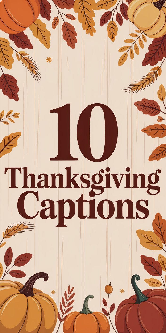 10 Thanksgiving Captions 10 Thanksgiving Captions