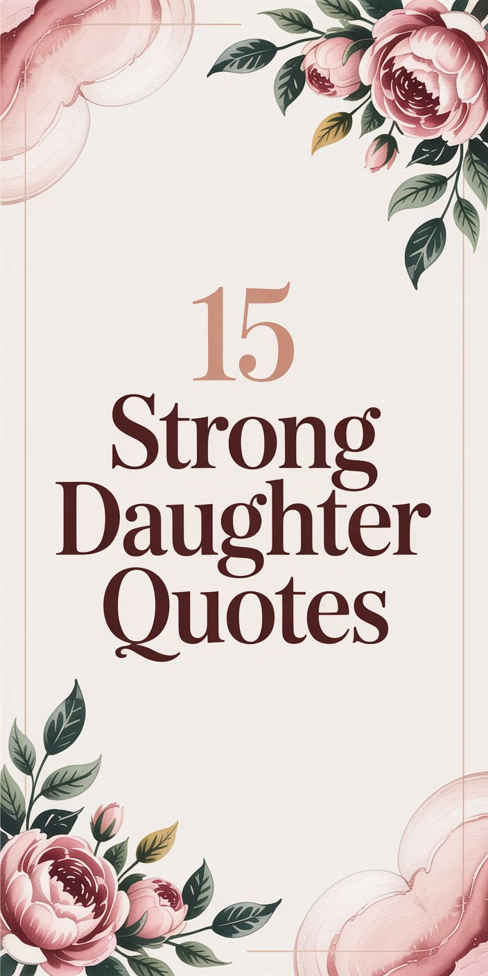 15 Strong Daughter Quotes 15 Strong Daughter Quotes