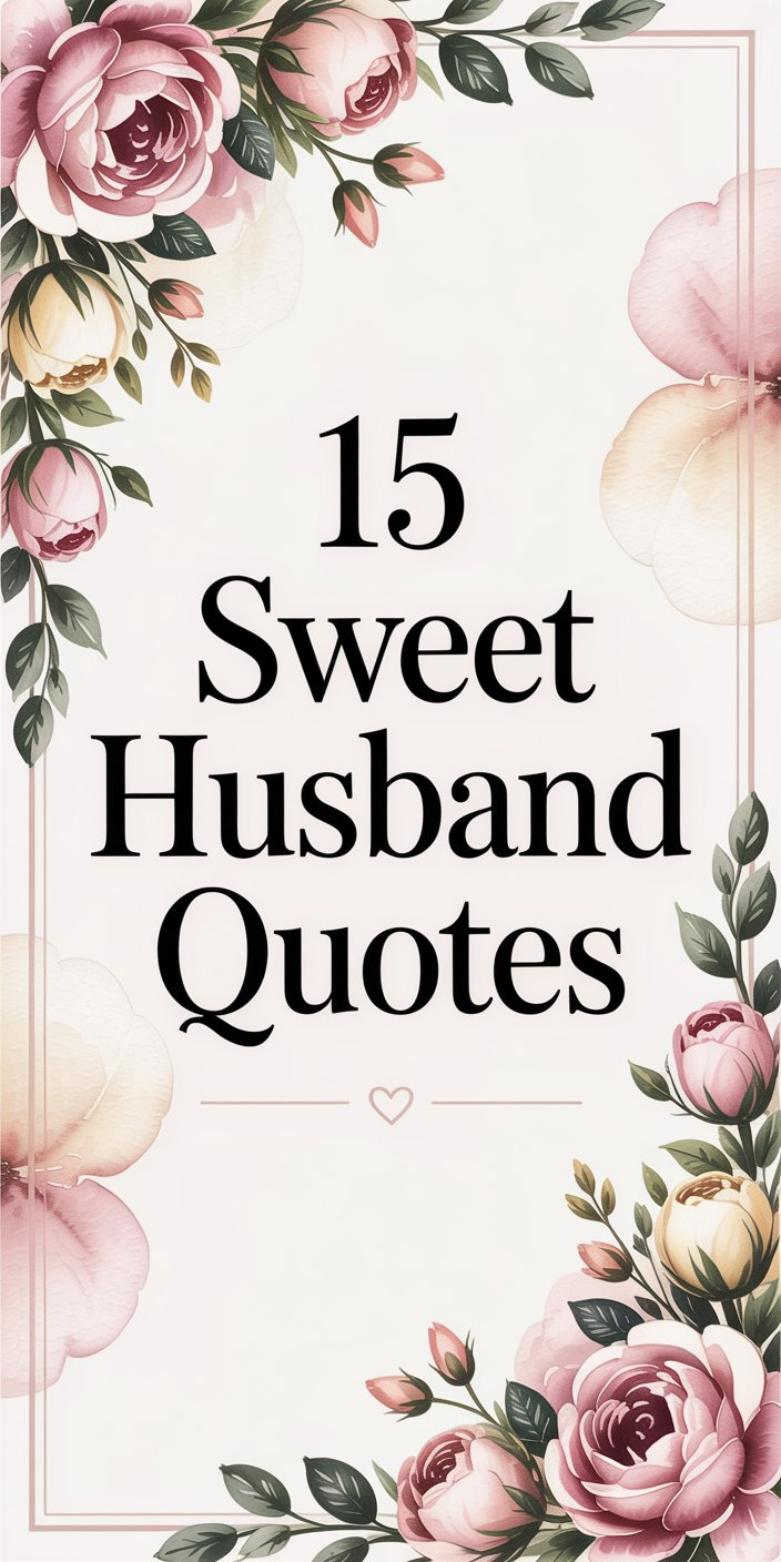 15 Sweet Husband Quotes 15 Sweet Husband Quotes