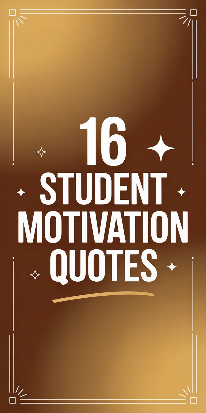 16 Student Motivation Quotes 16 Student Motivation Quotes