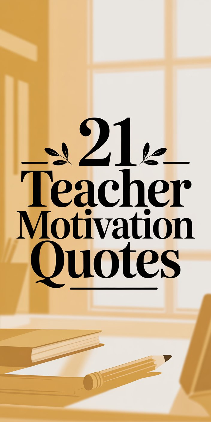 21 Teacher Motivation Quotes 21 Teacher Motivation Quotes
