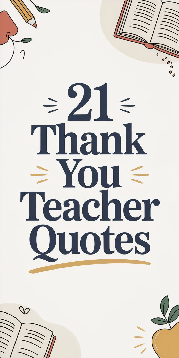 21 Thank You Teacher Quotes 21 Thank You Teacher Quotes