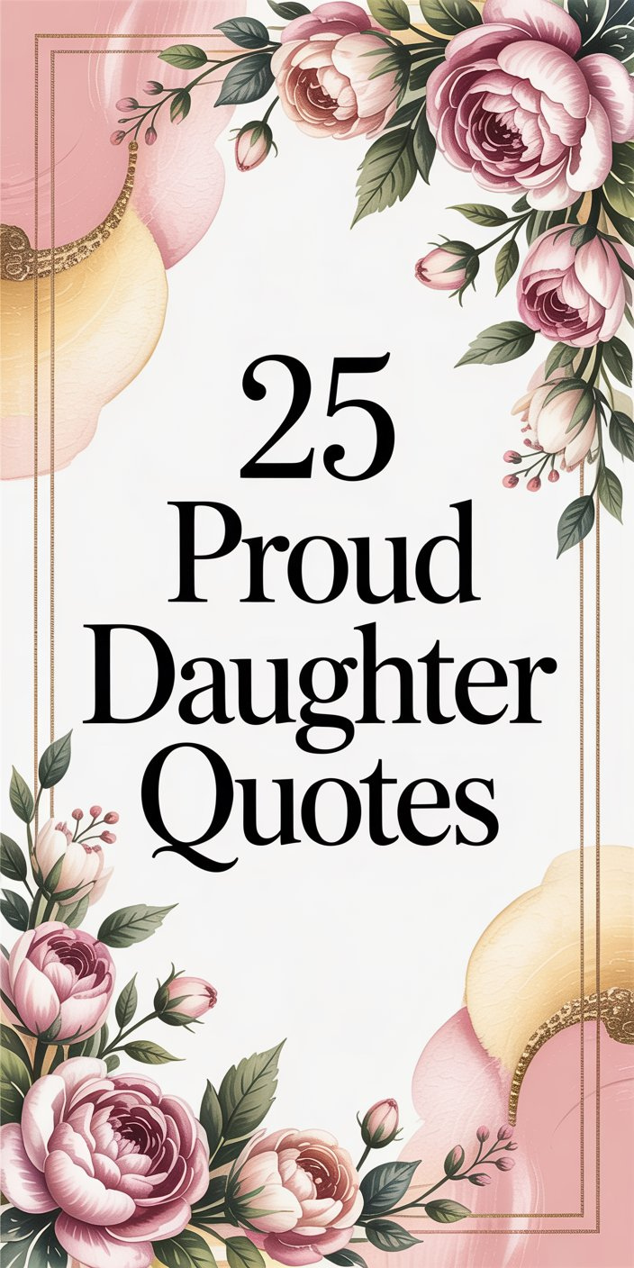 25 Proud Daughter Quotes 25 Proud Daughter Quotes