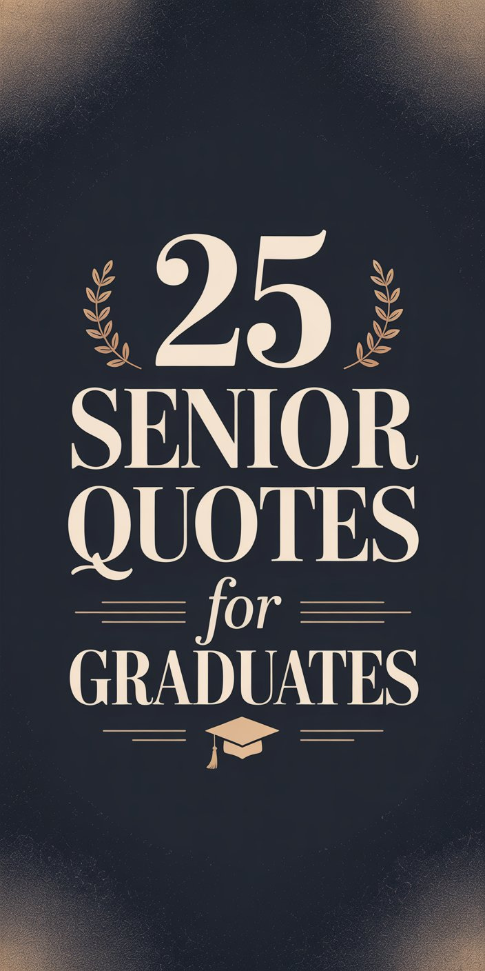 25 Senior Quotes for Graduates 25 Senior Quotes for Graduates