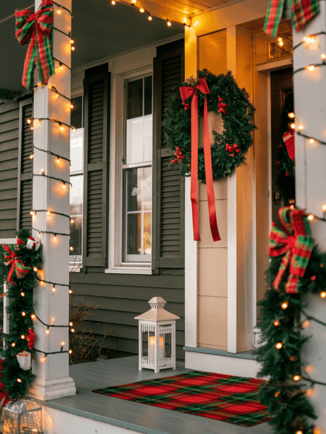 10 Front Porch Christmas Decor Ideas to Make Your Home Shine